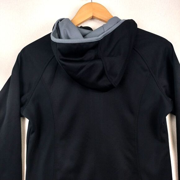 NEW Eddie Bauer Jacket Women M Black Sport Hooded Full Zip Fleece Soft Shell NWT - Picture 9 of 16